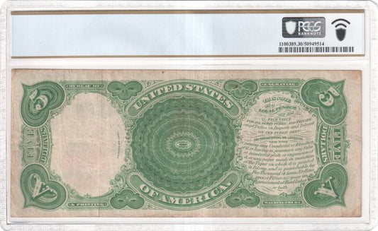 FR 91 1907 $5 Legal Tender