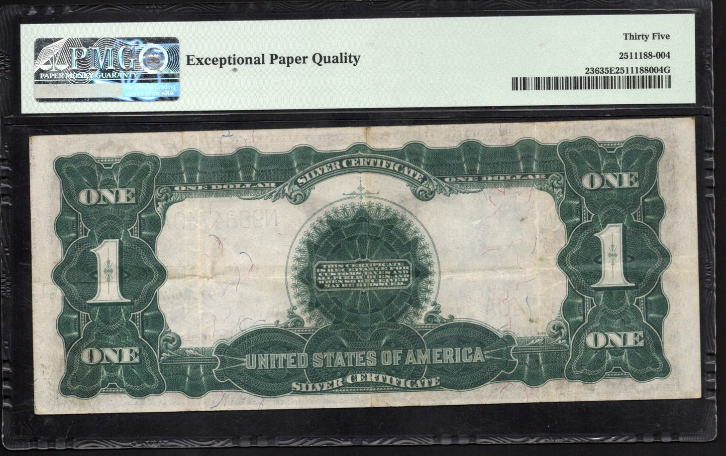 Fr 236 1899 $1 Silver Certificate PMG 35 EPQ