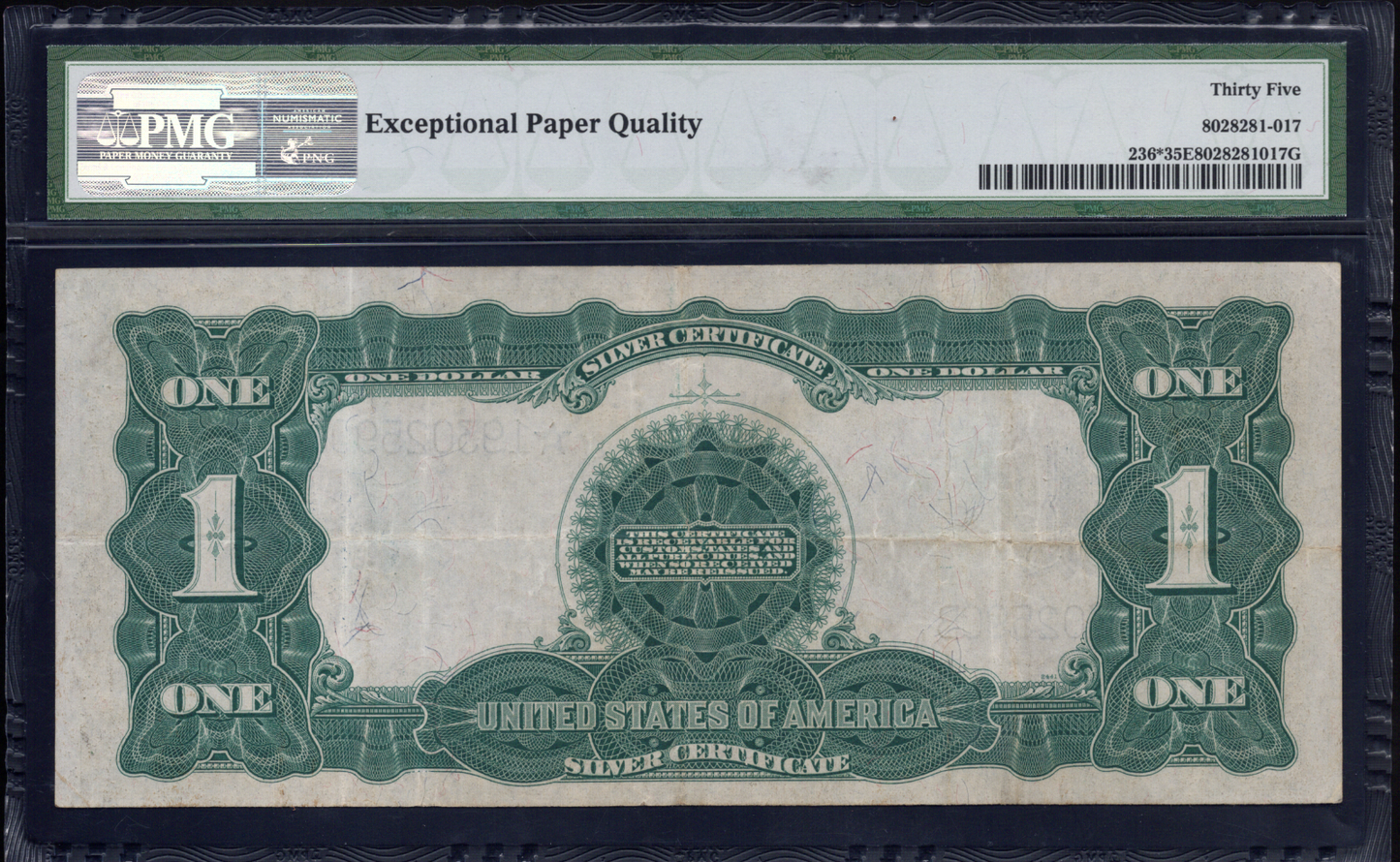 Fr 236* 1899 $1 Silver Certificate STAR PMG 35 EPQ
