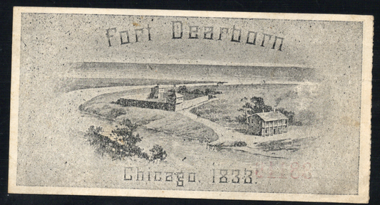 1893 World's Columbian Exposition Ticket - Chicago IL - Chicago Day