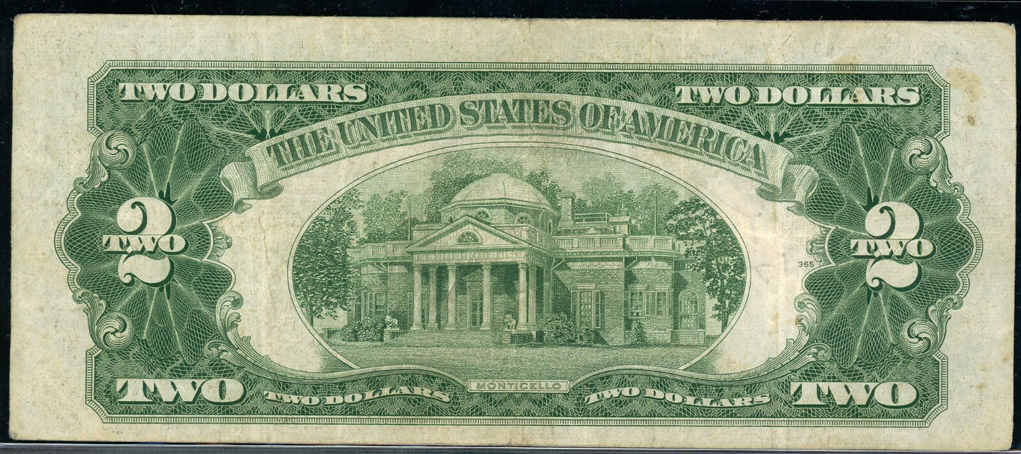 1928 G $2 Legal Tender VF