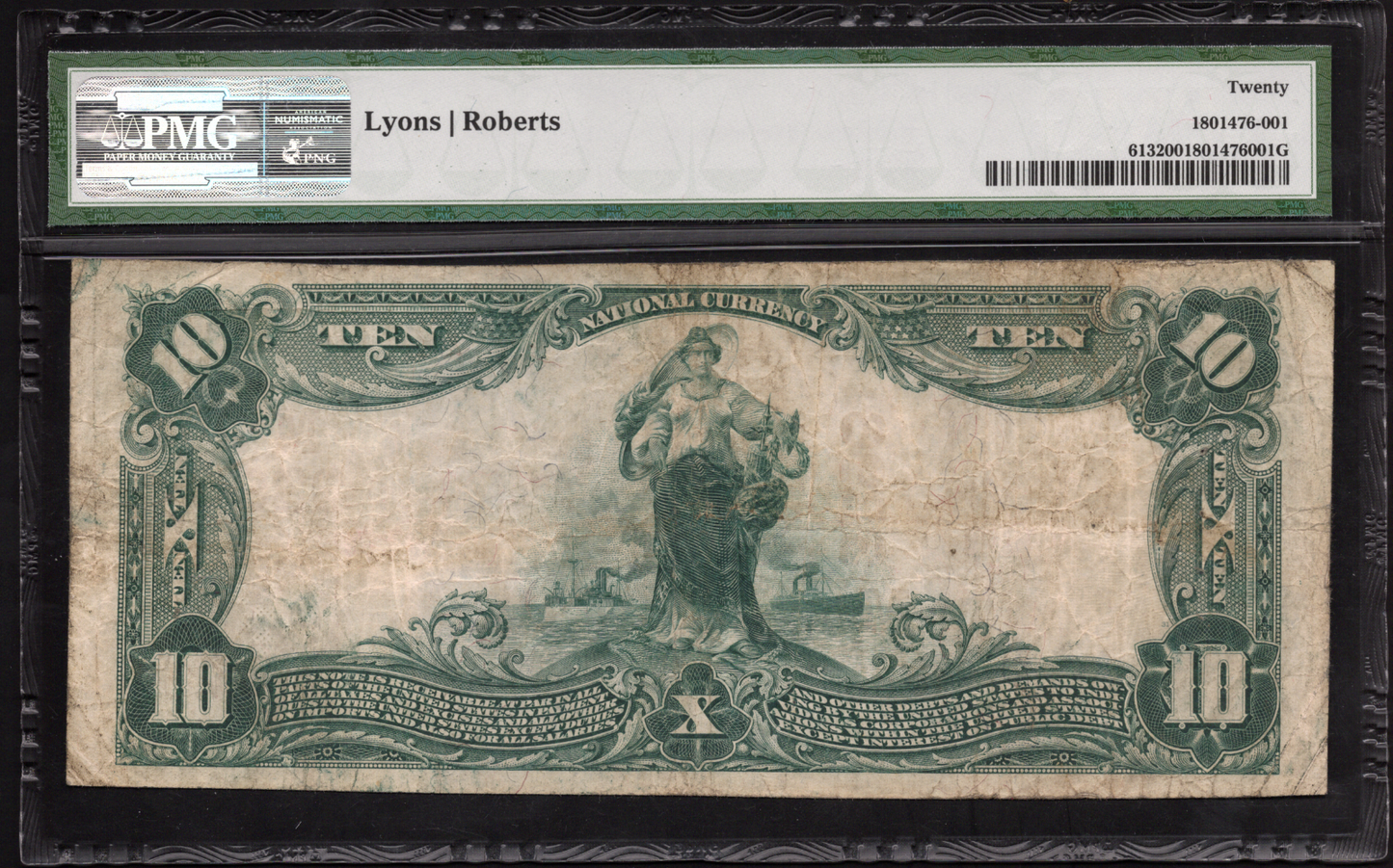 Fr 613 1902 $10 The Commerce German NB of Peoria IL RED SEAL SCARCE CH# M3296