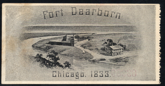 1893 World's Columbian Exposition Ticket - Chicago IL - Chicago Day