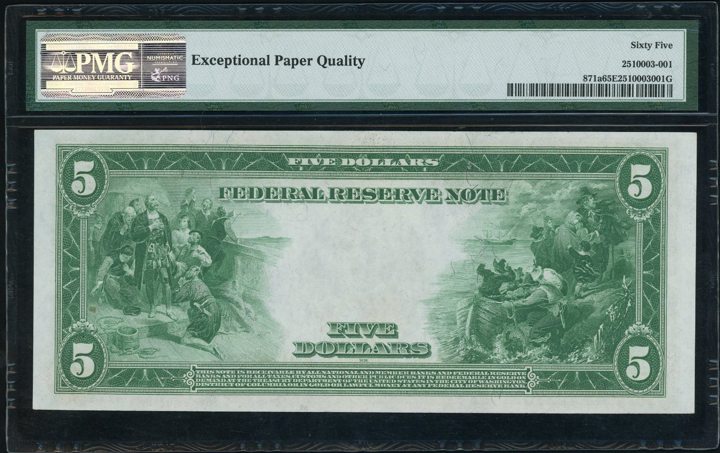 Fr 871a 1914 $5 Federal Reserve Note Chicago