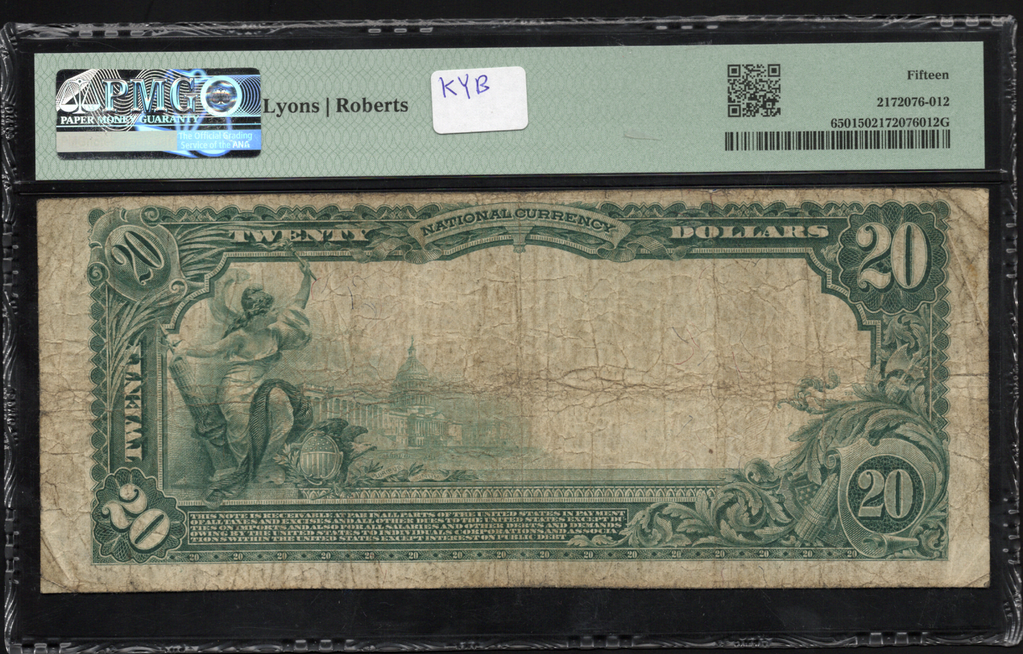 Fr 650 1902 $20 The First National Bank of Shippensburg Pennsylvania CH# 834