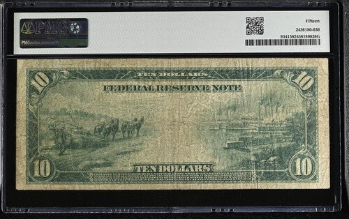 FR 934 1914 $10 Federal Reserve Note St. Louis