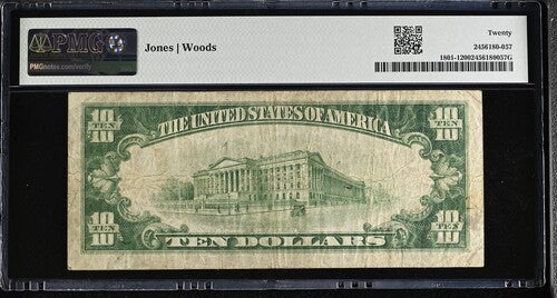 FR 1801-1 1929 $10 The Chase NB of the City of New York, New York CH # 2370