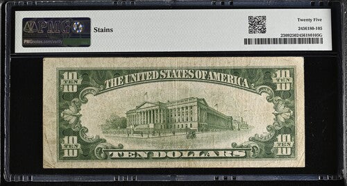 FR 2309 1934A $10 N. Africa - WWII Emergency Issue