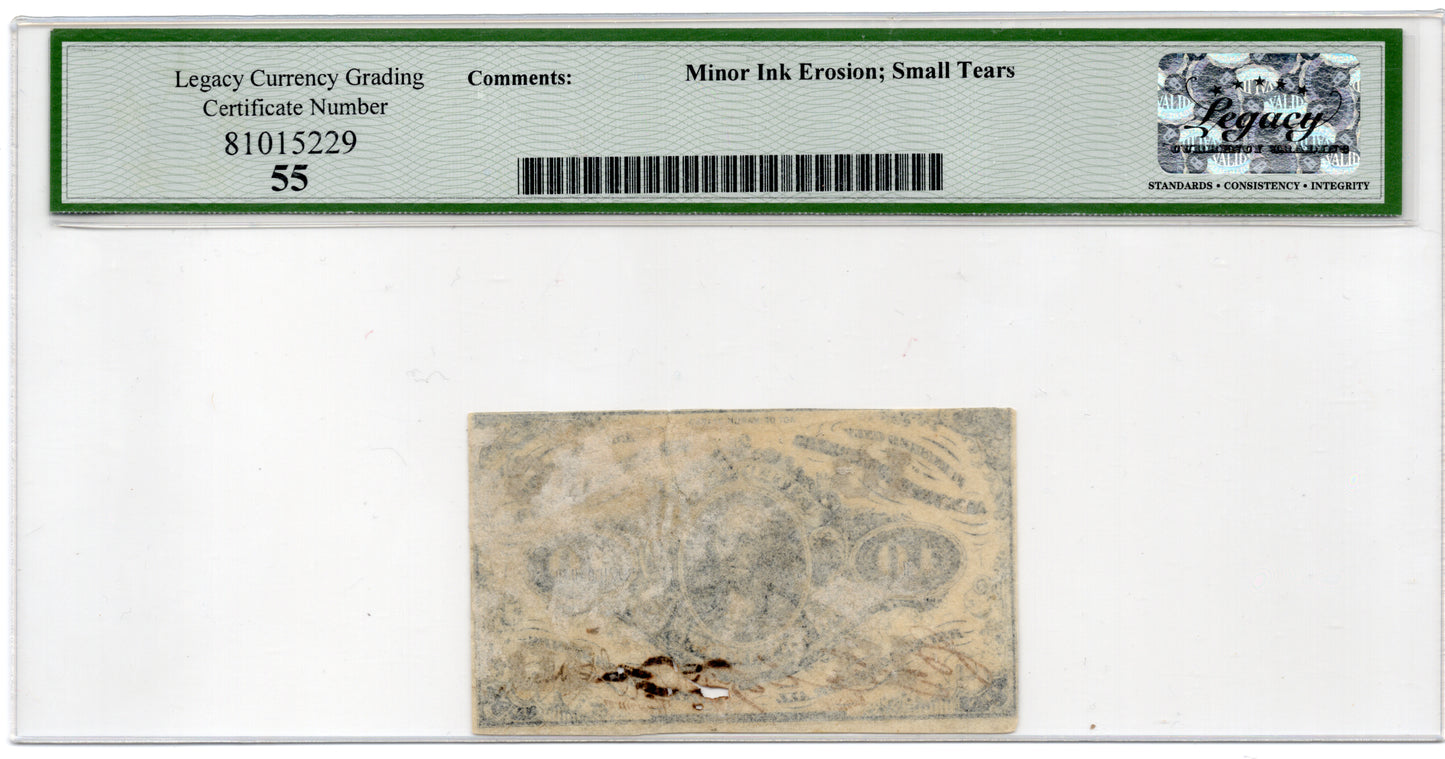 FR 1253SP Third Issue 10 cents Fractional Currency SPECIMEN
