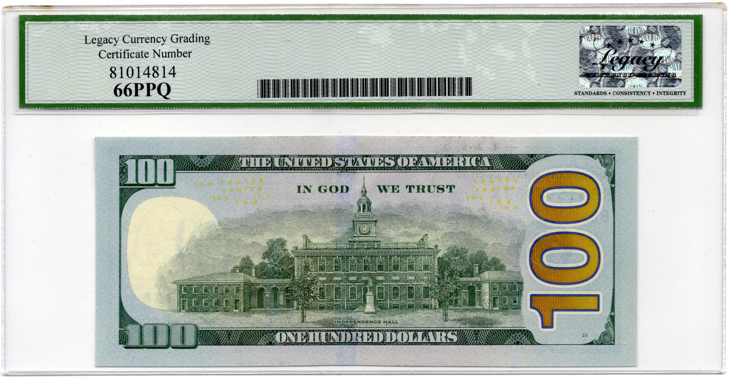2025 $100 FRN PRESIDENT DONALD J. TRUMP SIGNATURE