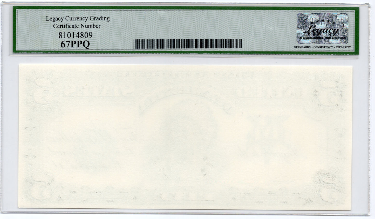 BEP 1899 $5 Silver Certificate Chief BEP Official Reprint