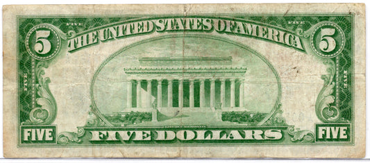 FR 1650* 1934 $5 Silver Certificate STAR