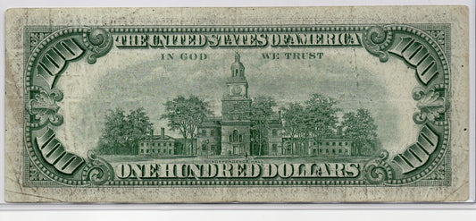FR 1550 1966 $100 Legal Tender Note