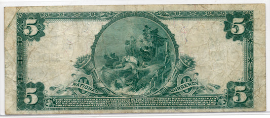 1902 $5 West Side NB of Chicago Illinois