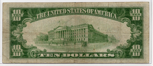 FR 2309 1934A $10 Silver Certificate