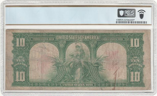 FR 122 1901 $10 Legal Tender "Bison"