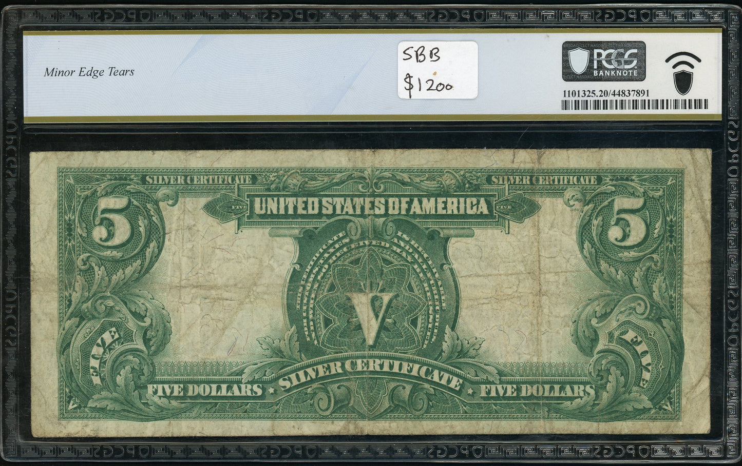Fr 280m 1899 $5 Silver Certificate Indian Chief PCGS 20 VF