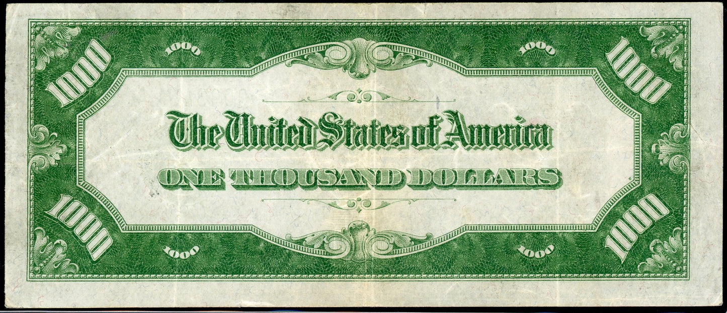 1934 $1000 Federal Reserve Note Chicago