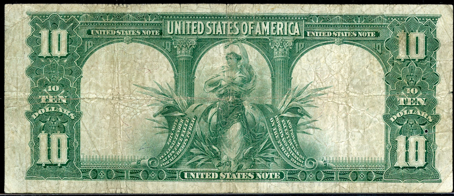 1901 $10 Legal Tender Bison