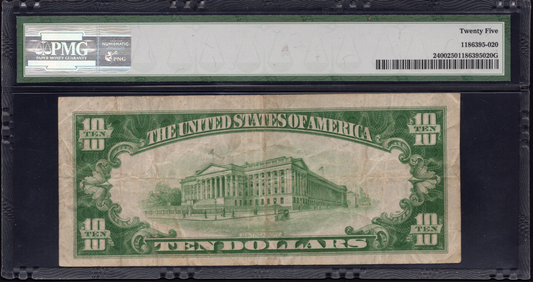 FR 2400 1928 $10 Gold Certificate
