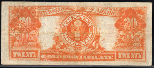 1922 $20 Gold Certificate