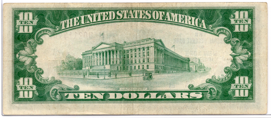 1929 $10 FRBN New York
