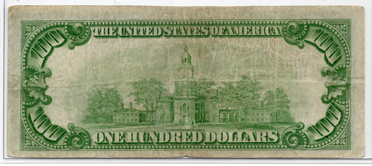 1929 $100 First Wayne NB of Detroit Michigan CH# 10527