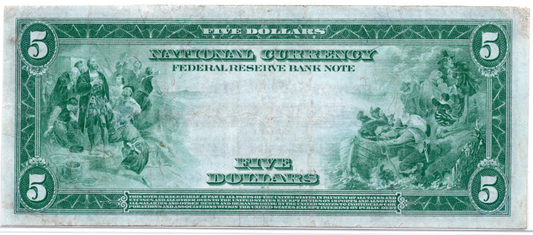 1918 $5 FRBN Atlanta