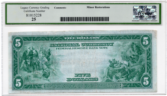 FR# 790 1918 $5 FRBN Atlanta