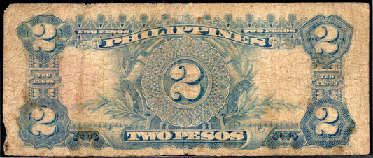 Philippines 1936 Treasury Certificate 2 Pesos
