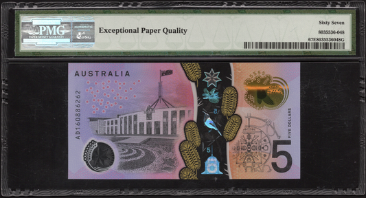 Australia P# 62a 2016 Reserve Bank $5