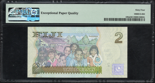 Fiji P# 109a ND (2007) Reserve Bank $2