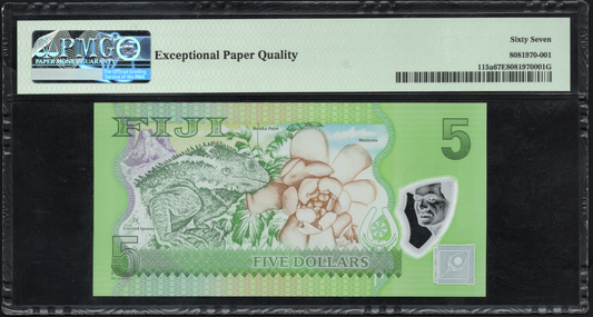 Fiji P# 115a ND (2013) Reserve Bank $5