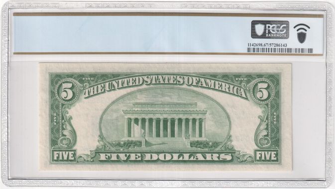 FR 1655 1953 $5 Silver Certificate