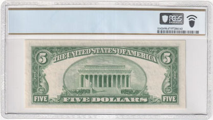 FR 1655 1953 $5 Silver Certificate