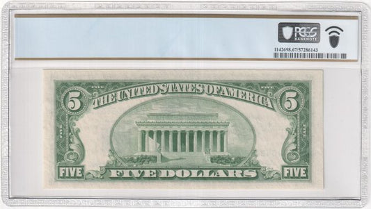 FR 1655 1953 $5 Silver Certificate
