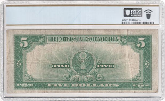 FR 282 1923 $5 Silver Certificate