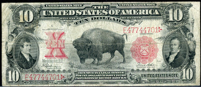 1901 $10 Legal Tender "Bison"