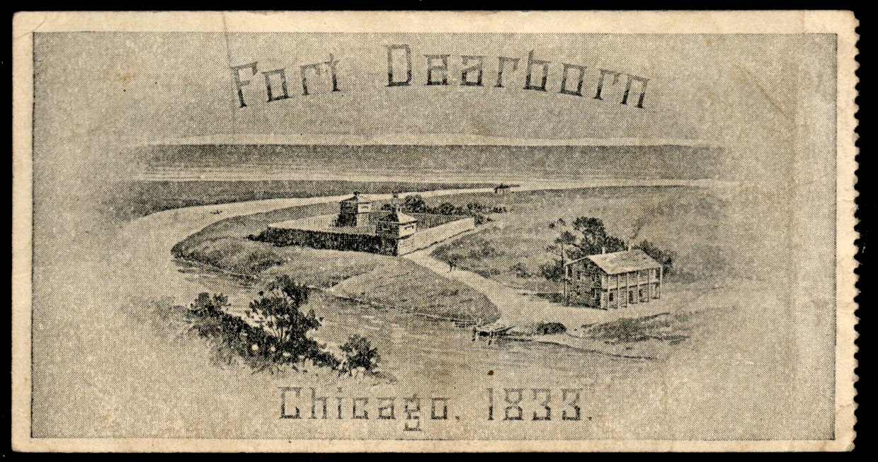 1893 World's Columbian Exposition Ticket - Chicago IL - Chicago Day