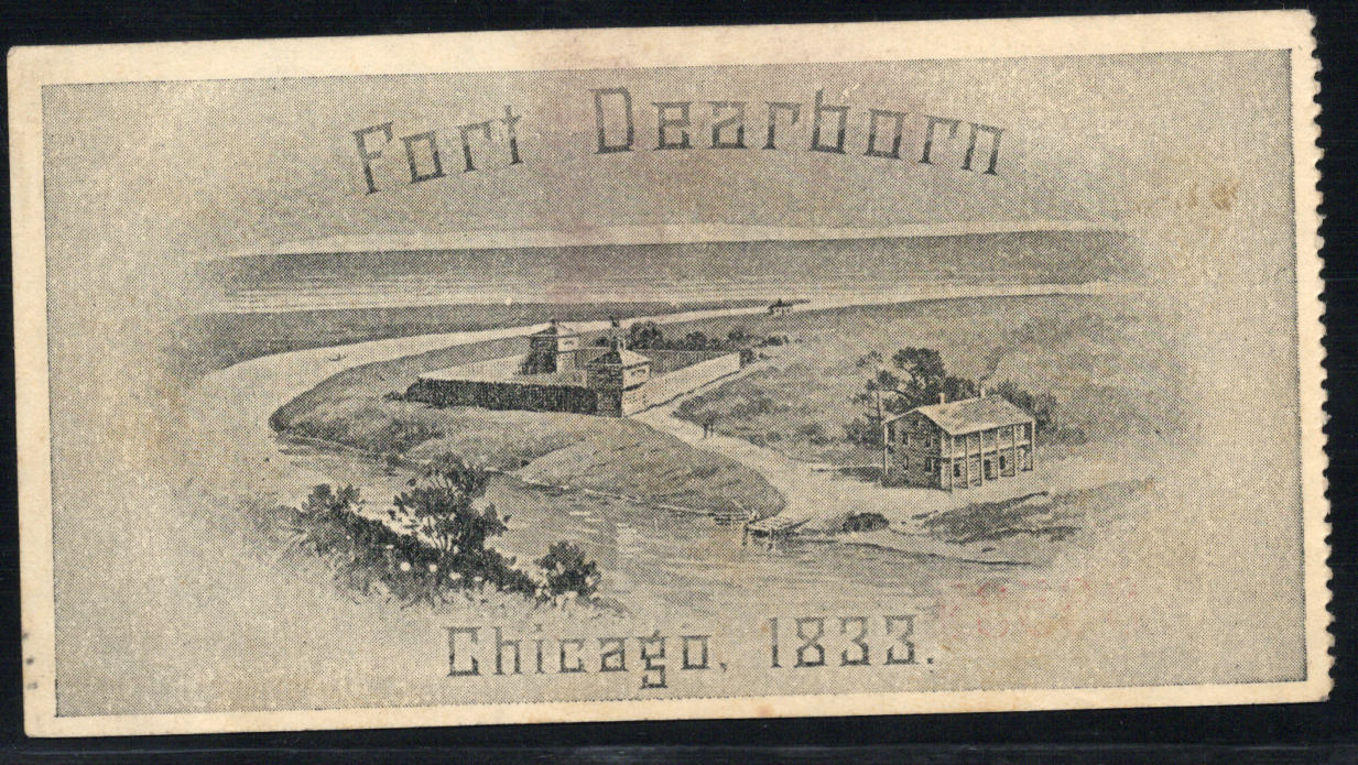 1893 World's Columbian Exposition Ticket - Chicago IL - Chicago Day