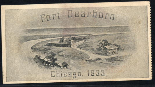 1893 World's Columbian Exposition Ticket - Chicago IL - Chicago Day