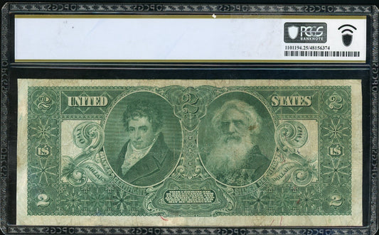 Fr 247 1896 $2 Silver Certificate "Educational Series"