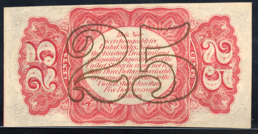 Fr 1291 25 Cent Third Issue Fractional Currency 
