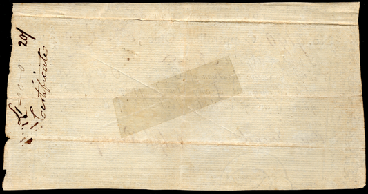 1790 1 Pound Connecticut Comptroller's Office Colonial Currency