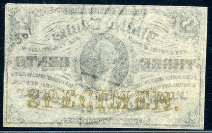 Fr 1227sp Third Issue 3 cent Fractional Currency SPECIMEN PCGS 55 