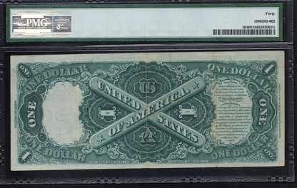 Fr 30 1880 $1 Legal Tender PMG 40