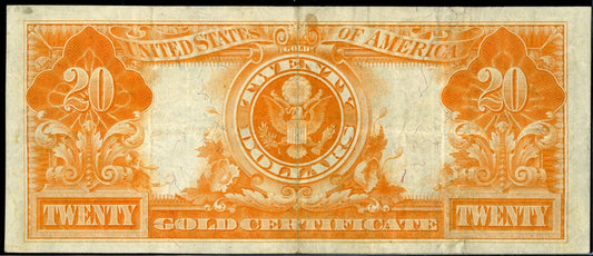 1922 $20 Gold Certificate 