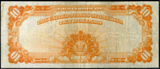 1922 $10 Gold Certificate 