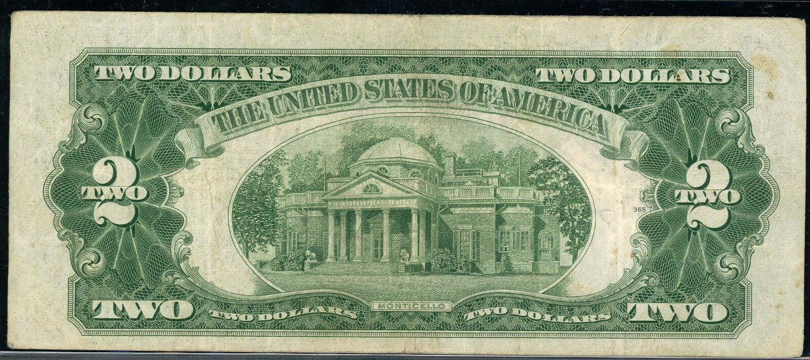 1928 G $2 Legal Tender VF