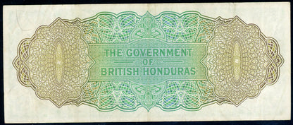 P-28b 1969 $1 British Honduras VF
